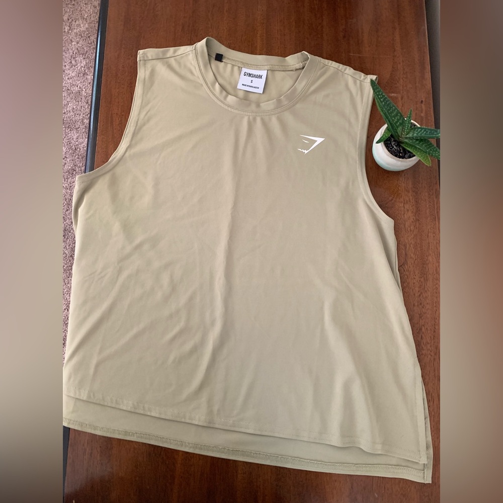Gymshark Women's Crop Tan Tank Top